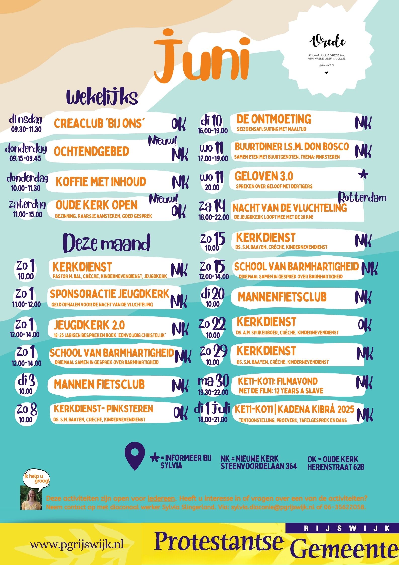 Activiteitenposter juni 2025