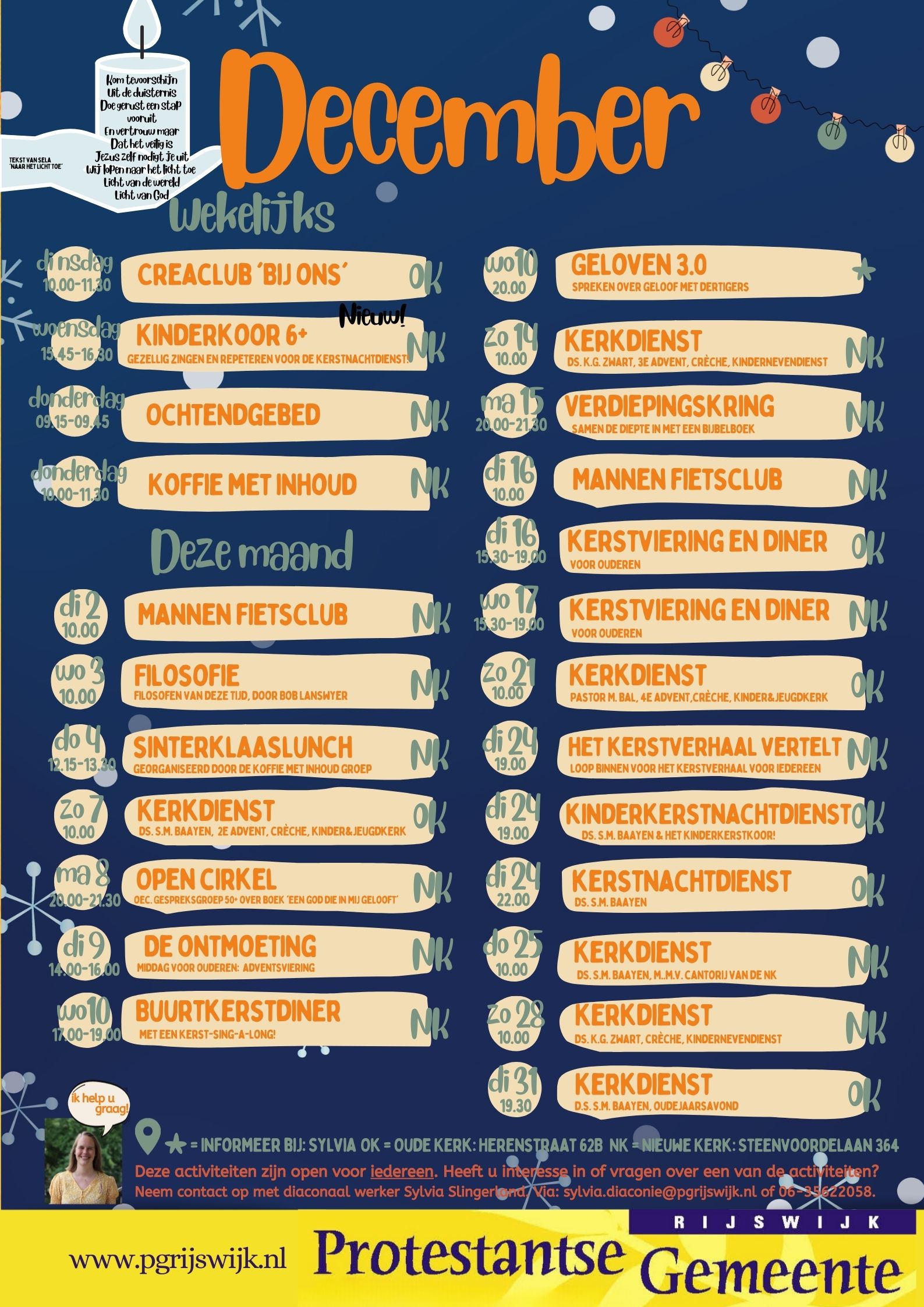 Activiteitenposter december 2025
