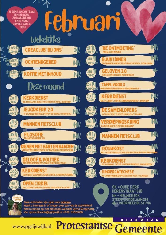 Activiteitenposter januari 2026