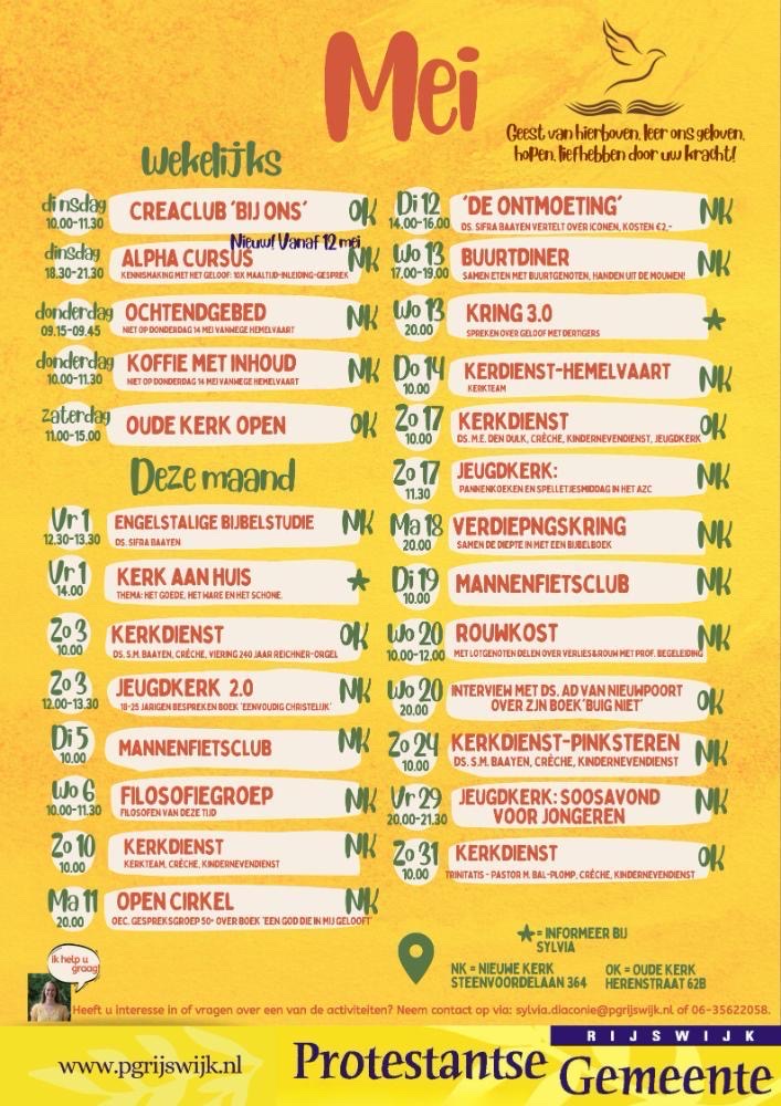 Activiteitenposter mei 2026